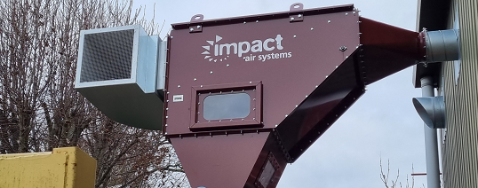 Ductwork of an air extraction waste system